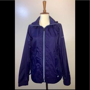 Purple Columbia Windbreaker